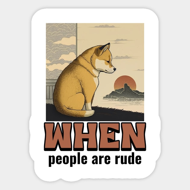 When people are rude... Sticker by Dream the Biggest